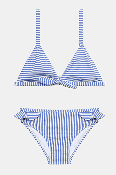 Penti Kız Çocuk Marine Triangle Üçgen Çok Renkli Bikini Takımı