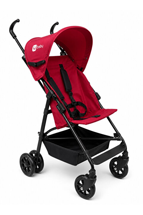 4 Baby Eco Baston Bebek Arabası Puset Kırmızı