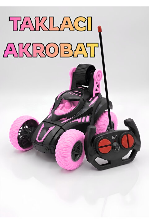 Boratila Toys Uzaktan Kumandalı Şarjli Full Fonksiyon Takla Atan Amuda Kalkan Akrobatik Araba Taklacı Akrobat