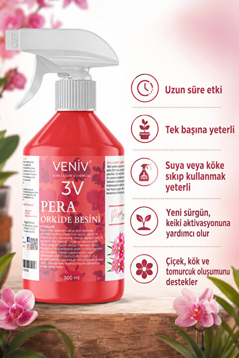 VENİV Pera Orkide Ve Tüm Çiçekler Için & Kök-dal Arttıran En Iyi Gelişim Çiçek Açtıran Bitki Besini