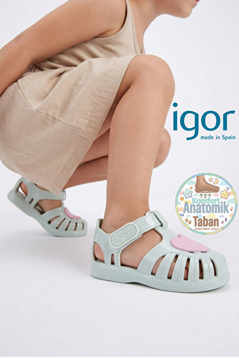 IGOR S10310-026 Tobby Gloss Love Bebek & Çocuk Sandalet