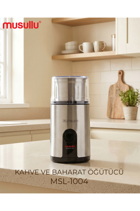 Musullu Baharat Ve Kahve Öğütücü 200w Inox (msl-1004)