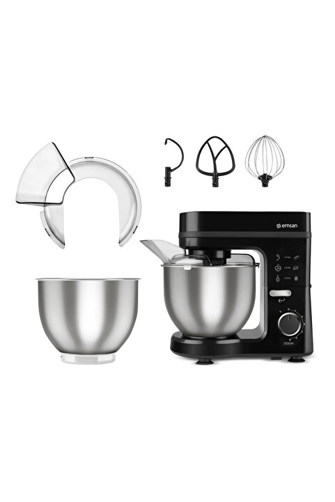 Emsan Maestrochef Stella Hamur Yoğurma Makinesi Black 1500W 5L