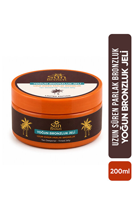 Sun Brown Tinted Jelly 200 ml - Spf’siz Yoğun Bronzluk Güneş Jeli