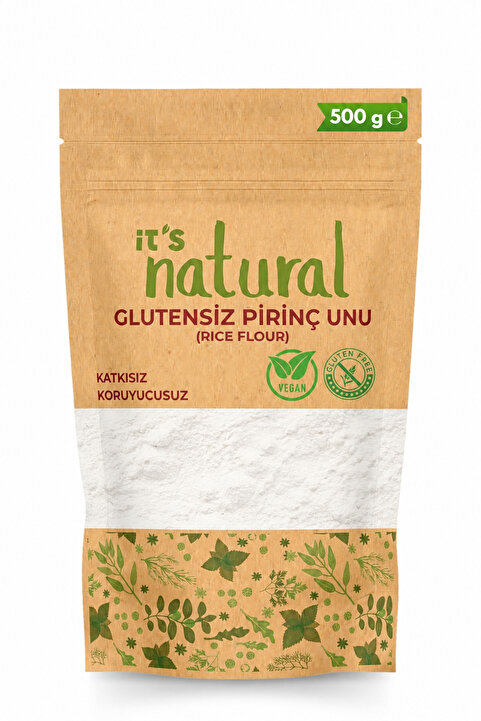 it's Natural Glutensiz Katkısız Pirinç Unu 500 G