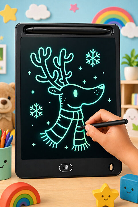 BEYZANA Grafik Digital Çocuk Yazı Tahtası Çizim Tableti Lcd 8.5 Inc: