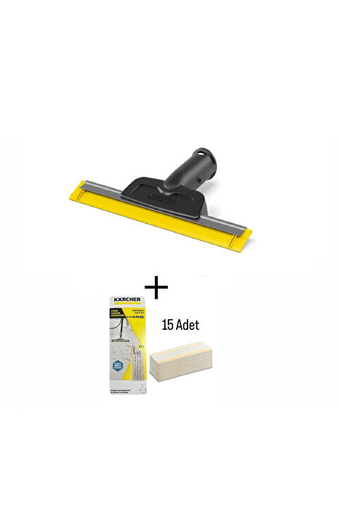 Karcher Sc Serisi Için Cam Temizleme Aparatı 15 Adet Mikrofiber Bez Sc1 Sc2 Sc3 Sc4 Sc5 Easyfix Delüx