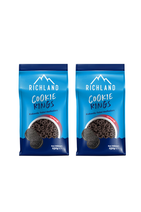Richland Cookie Rings Tahıl Halkaları 150 g (2’li Set)