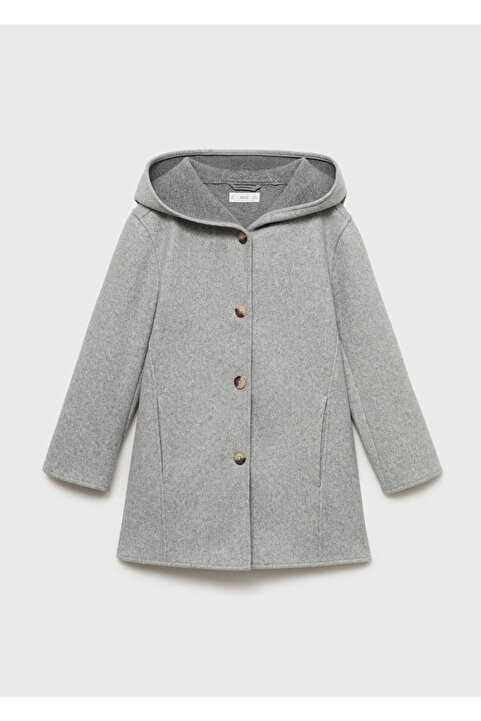 MANGO Kids Cepli kumaş palto