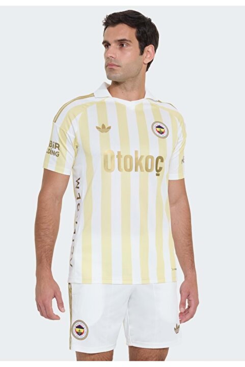 Fenerbahçe S.K. Çubuklu Forma 26/27 Erkek İç Saha Forması BEYAZ