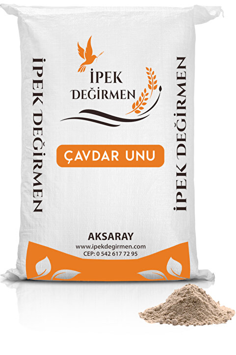 İpek Değirmen 3 Kg Tam Çavdar Unu Doğal Katkısız