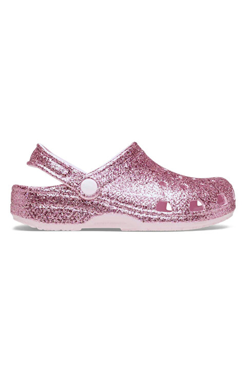 Crocs Classic Chunky Glitter Clog Çocuk Pembe Günlük Stil Terlik 211939_6ZW