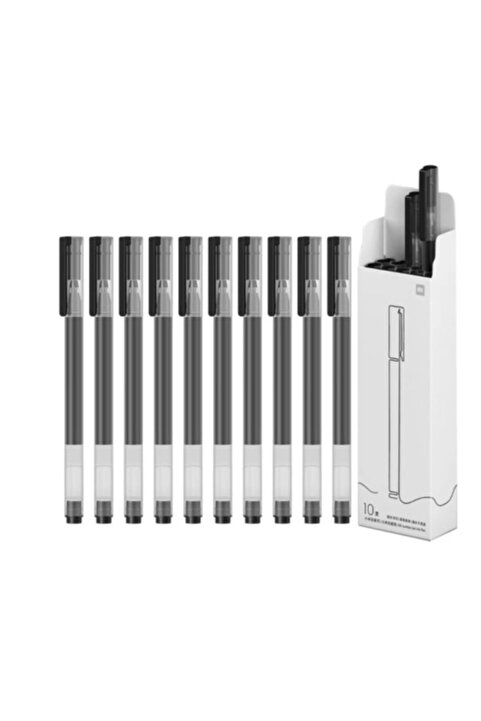 Xiaomi Mi Kalem Jumbo Jel Mürekkep Kalemi 0.5mm 10 Adet Set Mjzxb02wc