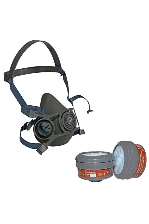 Starline V-800 L Yarım Yüz Gaz Maskesi - Filtre Hediyeli V-7800 A1 P2r