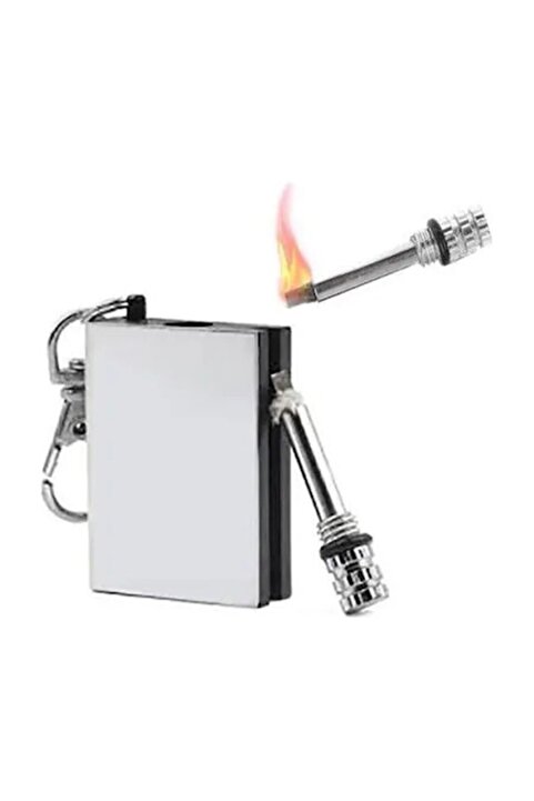İNDİRİM CENTER Zippo Kibrit Bitmeyen Metal Çakmak Benzinle Çalışan