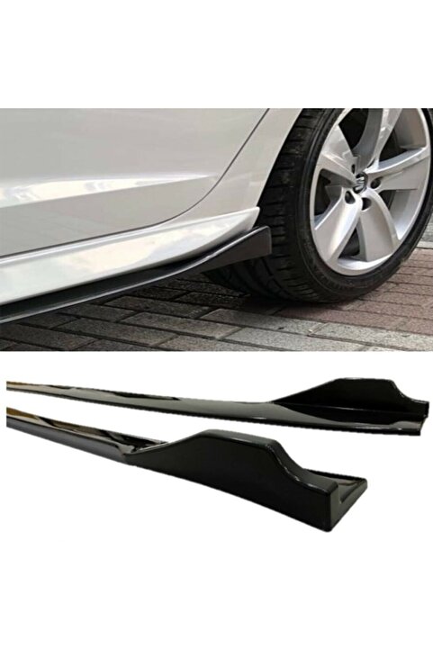 MKG Renault Megane 3 2008-2016 Uyumlu F30 Kulaklı Model Yan Marşpiyel 2 Adet Piona Black