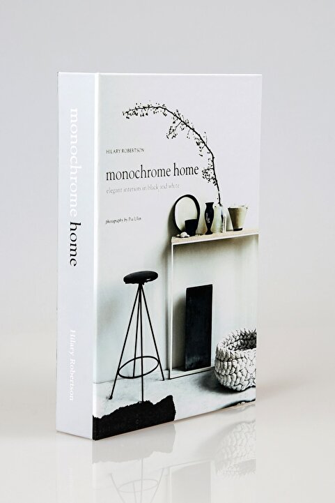 irayhomedecor Monochrome Home Dekoratif Kitap Kutu