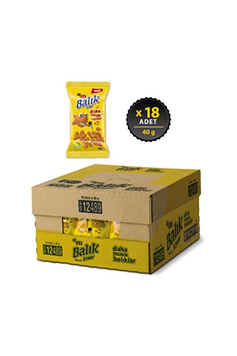 Eti Mini Mısırlı Balık Kraker 40gr X 18 Adet