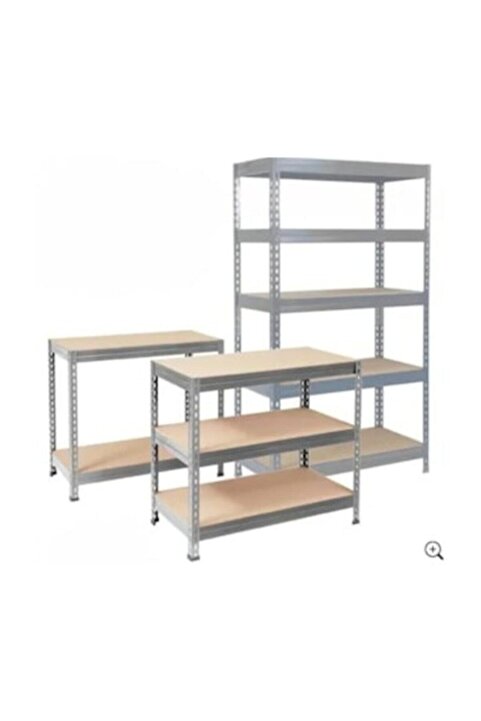 Drc Metal Raf Sistemi Yük Rafı 5 Raflı 875kg 180x90x40
