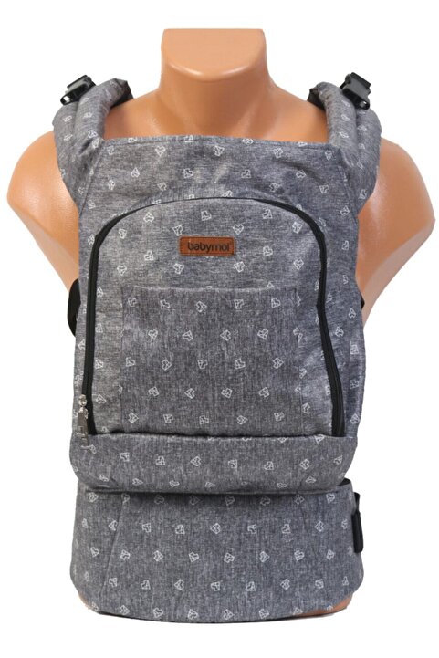 Babymol Unisex Gri Exclusive Kanguru