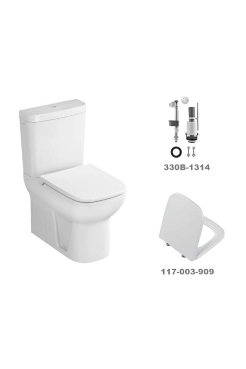 VitrA S20 Kare Klozet Takımı+soft Kapak+basmalı Iç Takım
