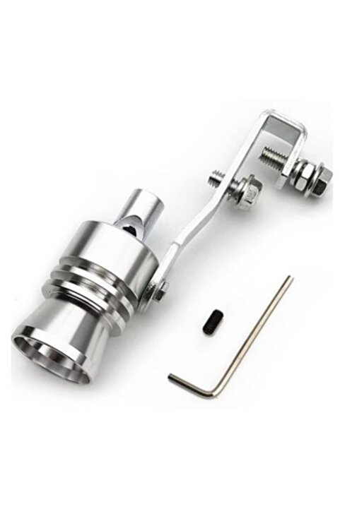 ŞüsCarOto Üniversal Egzoz Islık Aparatı Egzoz Ucu Turbo Sesi Large 29 Mm Krom