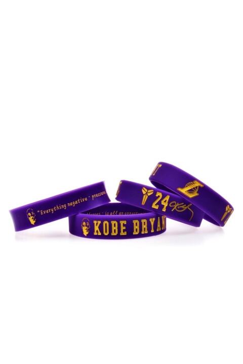 PurpleJam Kobe Bryant Portreli Mor Lakers Mamba Basketbol Nba Bileklik