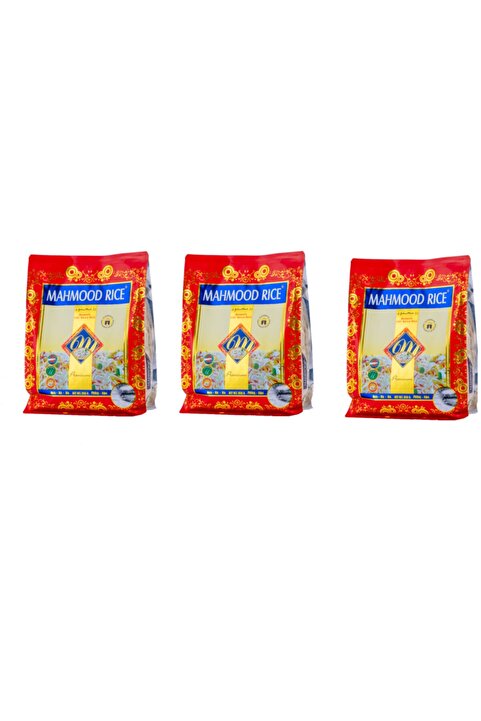Mahmood Rıce Basmati 1121 Pirinç 900 G X 3 Adet