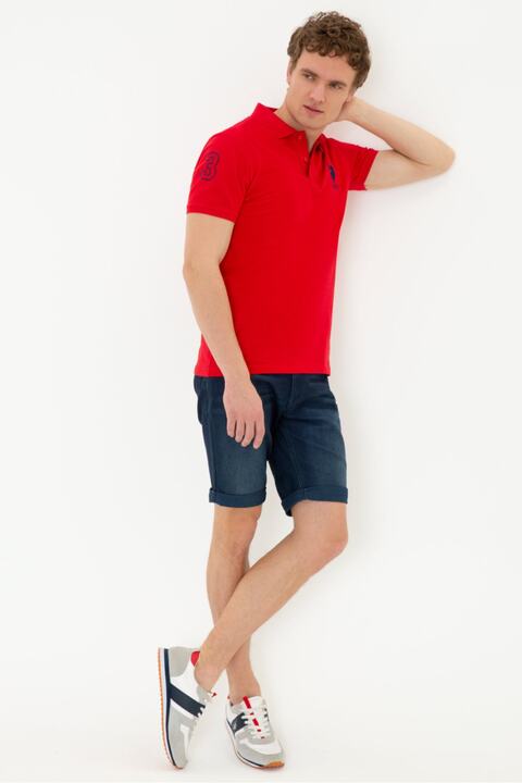 U.S. Polo Assn. Kırmızı Erkek T-Shirt