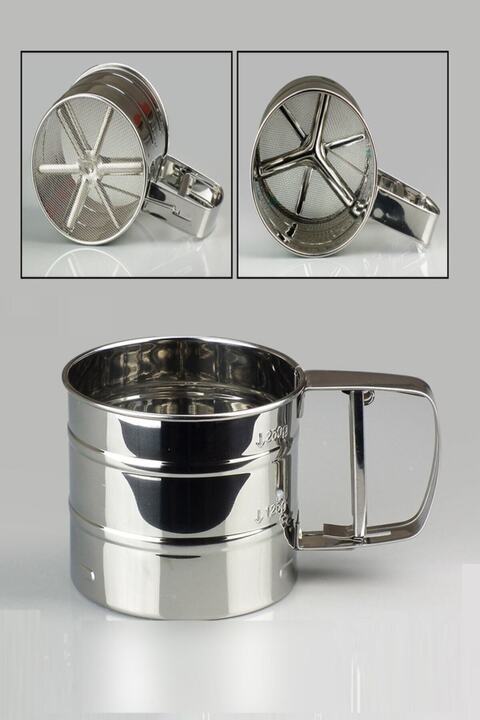 Carat Home Paslanmaz Metal Un Ve Şeker Eleği 250 Gr