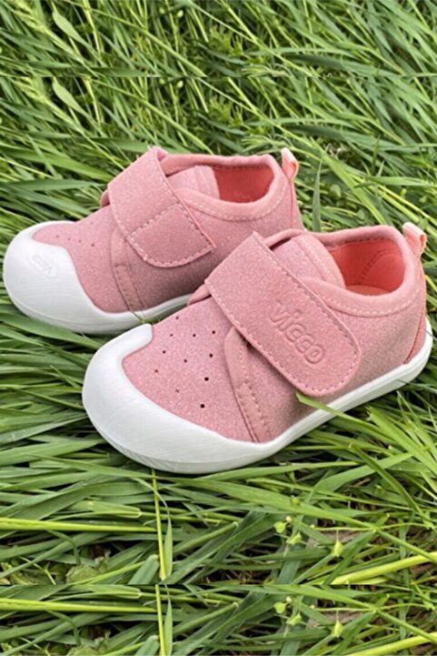 Vicco Anka Kız / Erkek Çocuk Pudra Ilk Adım Bebe Patik Panduf Unisex Günlük Spor Ayakkabı 950.e19k.233