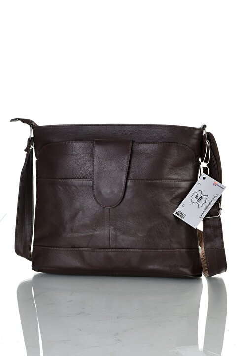 fubileather Hakiki Deri Crossbody Postacı Çantası