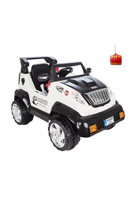 PİLSAN Beyaz Fantastik 12v Uzaktan Kumandalı Akülü Araba