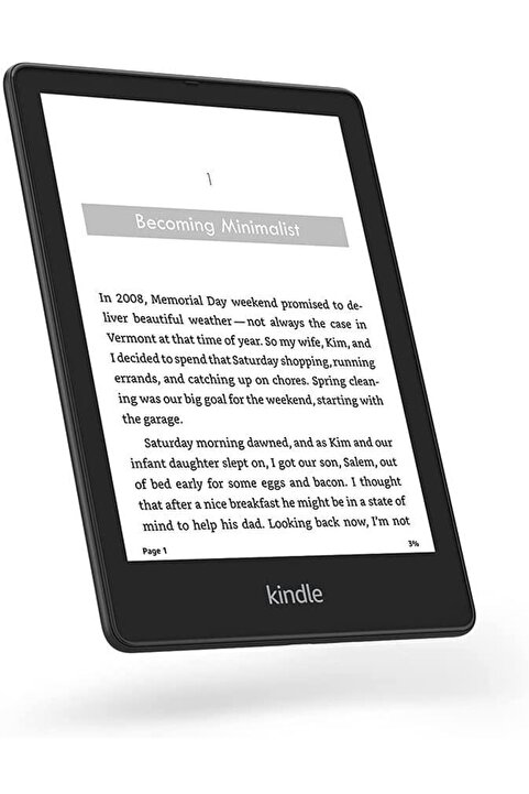 Amazon Kindle Paperwhite Signature Edition 12.nesil 32 Gb 7” Reklamsız 2024 Siyah