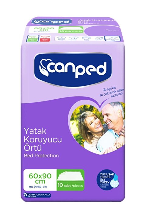 Canped Yatak Koruyucu Örtü Ekstra Örtü 60cm X 90cm 1'lu