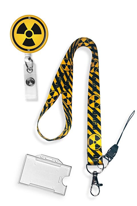 StormiStoretr Radyasyon 3lü Set Boyun Ipi Yoyo Ve Yaka Kartlığı