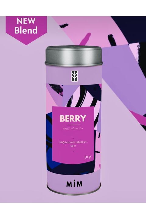 Mim and More Berry Tea - Böğürtlenli Hibiskus Çayı, 50 gr