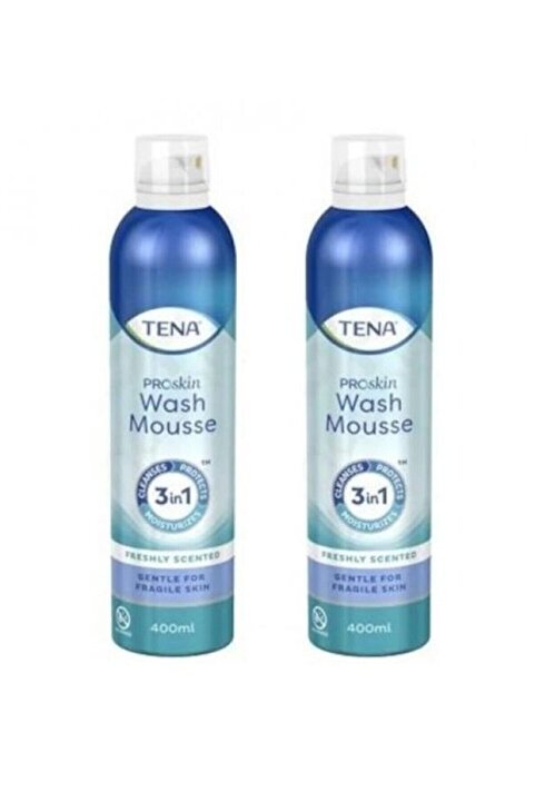 Tena ProSkin Wash Mousse Vücut Temizleme Köpüğü 400ml (2 Adet)