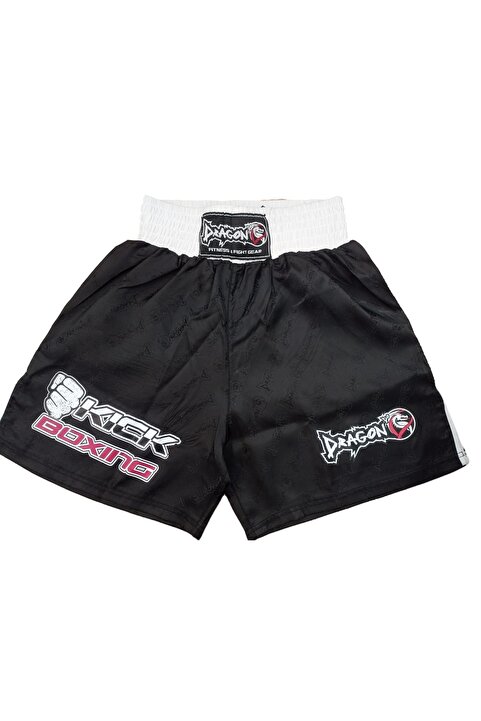 Dragondo Siyah Kf1003 Kick Boks , Boks Antrenman Şortu