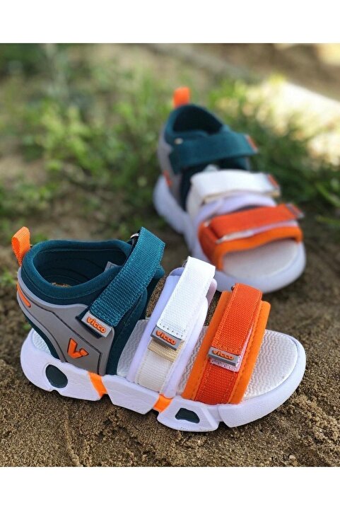 Vicco 332.b21y.191 Gorbi Bebe Phylon Turuncu Sandalet Jojo
