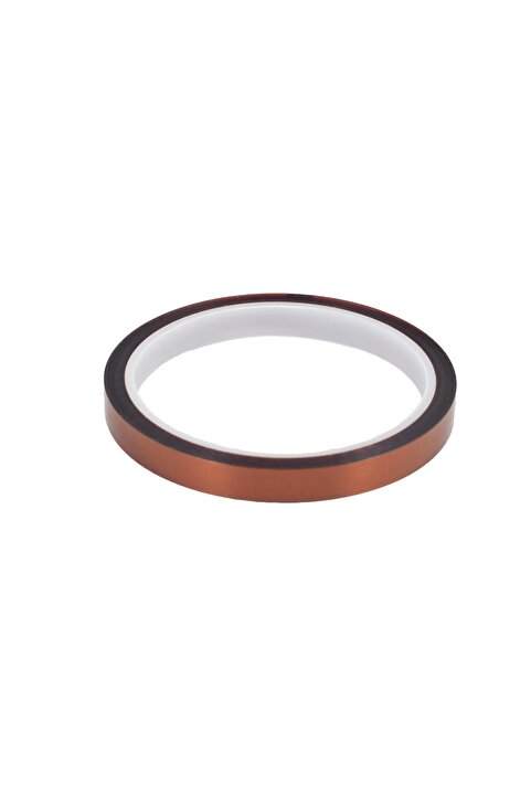 PROSMT Isıya Dayanıklı Yanmaz Kapton Bant 10mm Genişlik, 33m Uzunluk