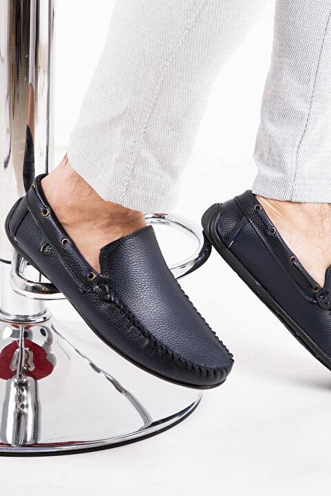 zincirport Erkek Lacivert Rog Loafer Ayakkabı