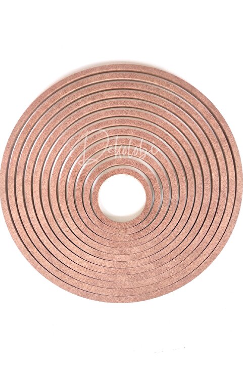 DEKOLOBİ 12'li Kasnak Seti 1. Kalite Ham Mdf 6 Mm Makrome Kasnağı / Düş Kapanı /rüya Kapanı 31 Cm