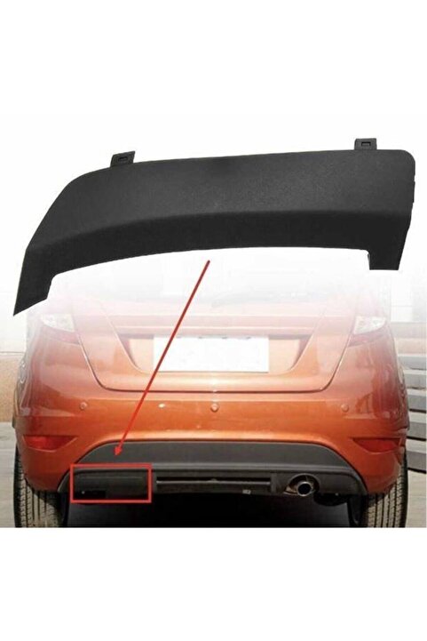 CLK FORD Ford Fiesta Arka Tampon Çeki Kapak 2008-2017 8a61 17k922 Ab