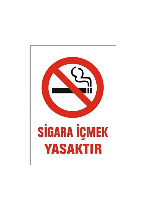 ERGÜNDOĞDU Sigara Içmek Yasaktır Uyarı Ikaz Levhası 59
