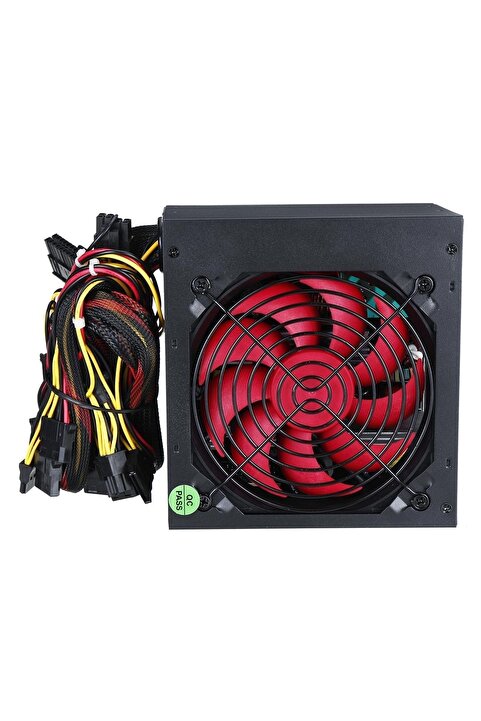 Platoon PL-9263 500W Gaming PC Power Supply 12cm Geniş Fan Güç Kaynağı