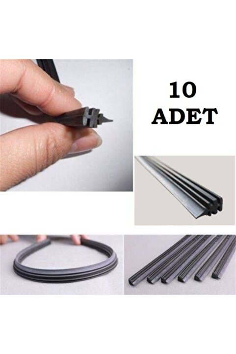ERAKS CAR ACCESORIES Silecek Lastiği 700 Mm 10 Adet 70 Cm Silecek Lastiği 1. Kalite Silgi 700mm Silecek Oto Cam Silecek