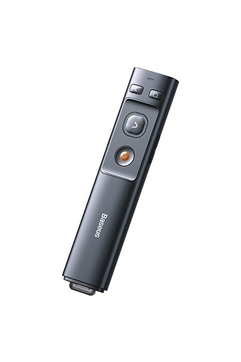 Baseus Orange Grı Dot Lazerlı Kablosuz Sunum Kumandası Acfyb-0g