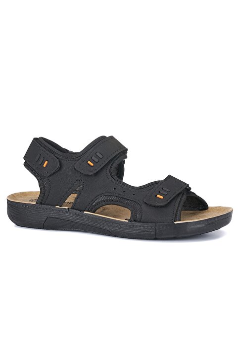 İmerShoes Günlük Erkek Rahat Kalın Anatomik Taban Dikişli Cırt Cırtlı Sandalet Outdoor Yazlık Plaj Deniz Havuz