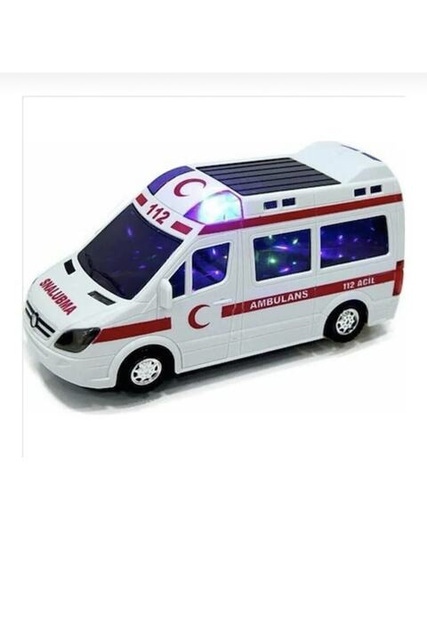 Genel Markalar 3d Işıklı Ve Sesli Oyuncak Ambulans Arabası